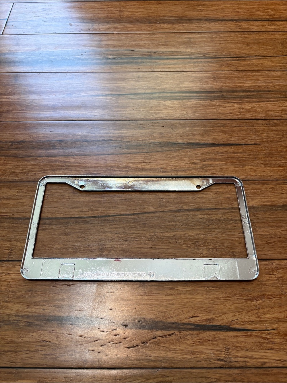 Indiana University Alumni License Plate Frame Hoosiers Life Member Bloomington - Picture 3 of 3
